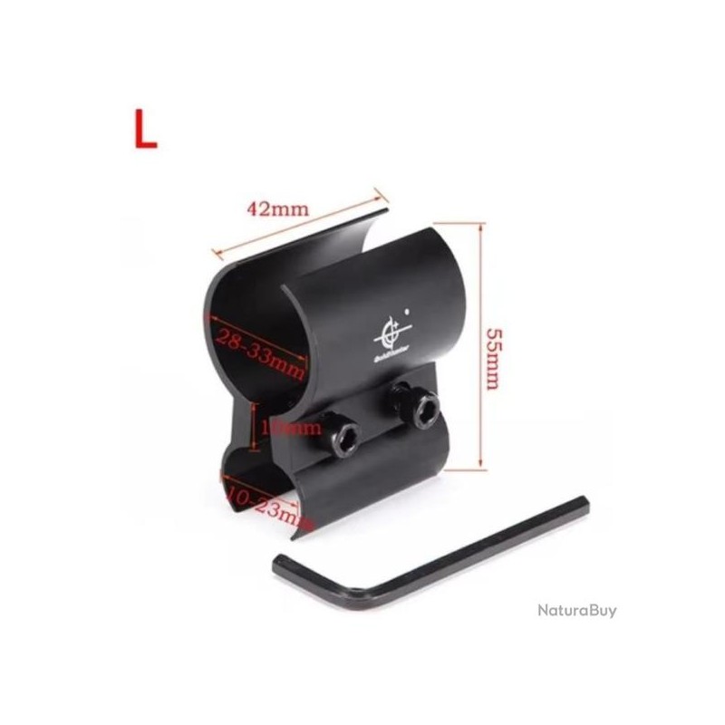 Collier de serrage de taille L pour ensemble tube magasin