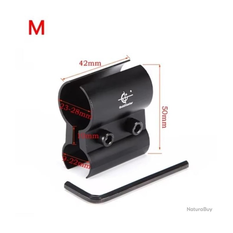 Collier de serrage de taille M pour ensemble tube magasin