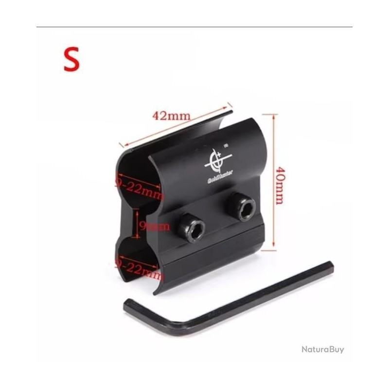 Collier de serrage de taille S pour ensemble tube magasin