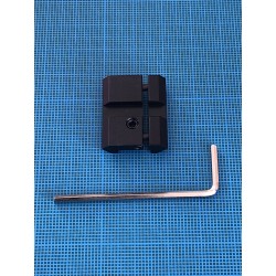 Adaptateur de Rail 11mm en 20mm en Aluminium