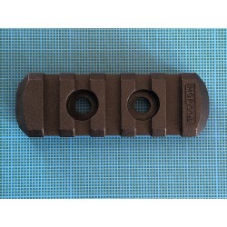 Rail picatinny: M-LOK 5 en polymère
