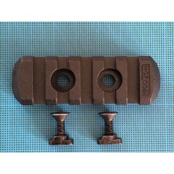 Rail picatinny: M-LOK 5 en polymère