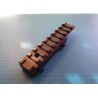 Rail picatinny: adaptateur de rail tactique de 11mm à 21mm, aluminium