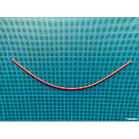 Fibre optique rouge 10cm x 1mm