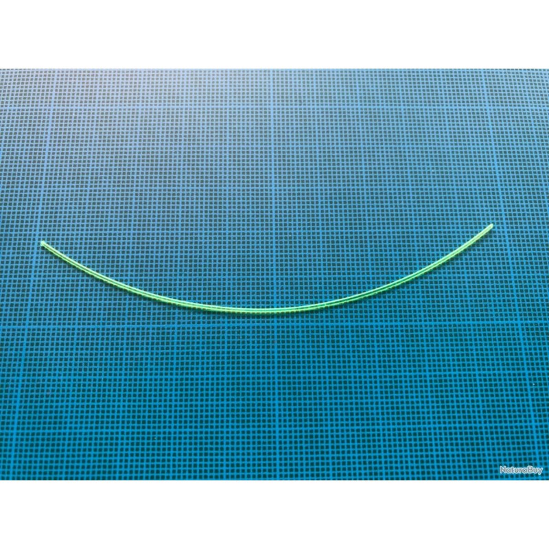 Fibre optique verte 10cm x 0,75mm