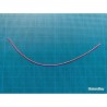 Fibre optique rouge 10cm x 0,5mm