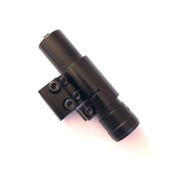 Viseur laser rouge avec collier en aluminium, compatible rail 11mm et rail picatinny 20 mm