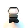 Point rouge: OCCASION Viseur tactique – 4 réticules – 5 niveaux de luminosité – Rail 11 mm