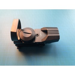 Point rouge: OCCASION Viseur tactique – 4 réticules – 5 niveaux de luminosité – Rail 11 mm