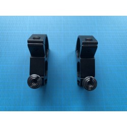 Colliers de montage lunette HAUT A TUNNEL Ø25.4mm / rail 20mm weaver et picatinny