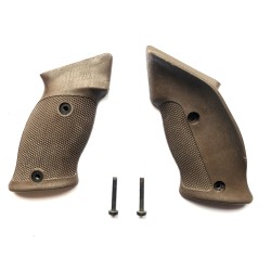 Pistolet à plombs Diana 5G, Diana P5 Magnum: Plaquettes de crosses marrons