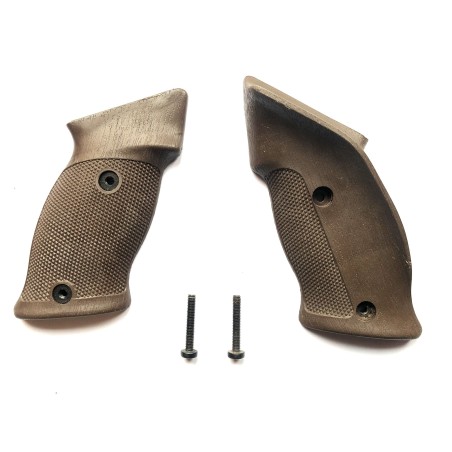 Pistolet à plombs Diana 5G, Diana P5 Magnum: Plaquettes de crosses marrons