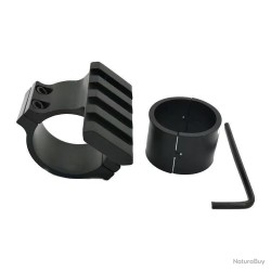 Collier de montage Picatinny aluminium pour lunette 25,4 / 30 mm – Neuf