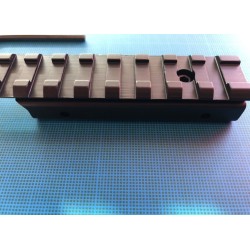 Rail picatinny: adaptateur de rail tactique de 11mm à 21mm, aluminium