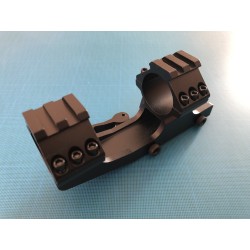 Montage monobloc aluminium pour lunette 25,4 / 30 mm – Rail Picatinny – Fixation rapide