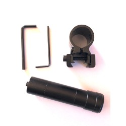 Viseur laser rouge avec collier en aluminium, compatible rail 11mm et rail picatinny 20 mm