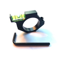 Collier avec niveau à bulle, diamètre 25.4 mm, en aluminium