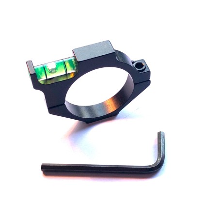 Collier avec niveau à bulle, diamètre 30 mm, en aluminium