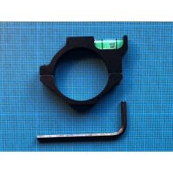 Collier avec niveau à bulle, diamètre 30 mm, en aluminium