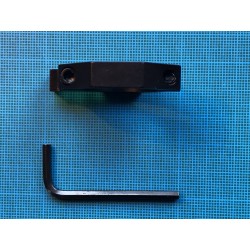 Collier avec niveau à bulle, diamètre 25.4 mm, en aluminium