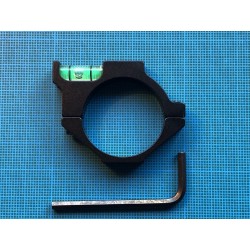 Collier avec niveau à bulle, diamètre 30 mm, en aluminium