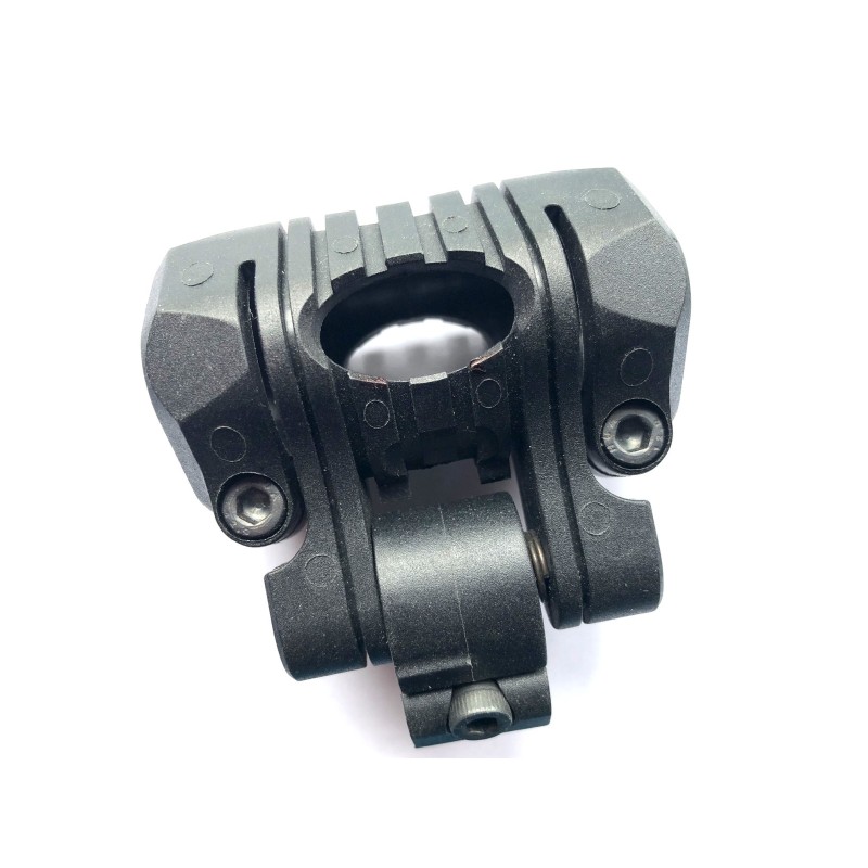 Support picatinny pour lampe tactique diametre 25.4 mm