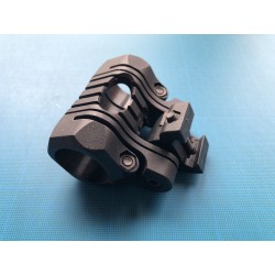 Support picatinny pour lampe tactique diametre 25.4 mm