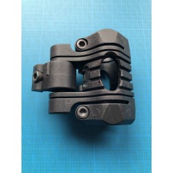 Support picatinny pour lampe tactique diametre 25.4 mm