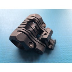 Support picatinny pour lampe tactique diametre 25.4 mm