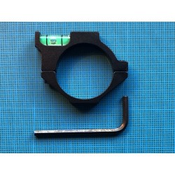 Collier avec niveau à bulle, diamètre 30 mm, en aluminium