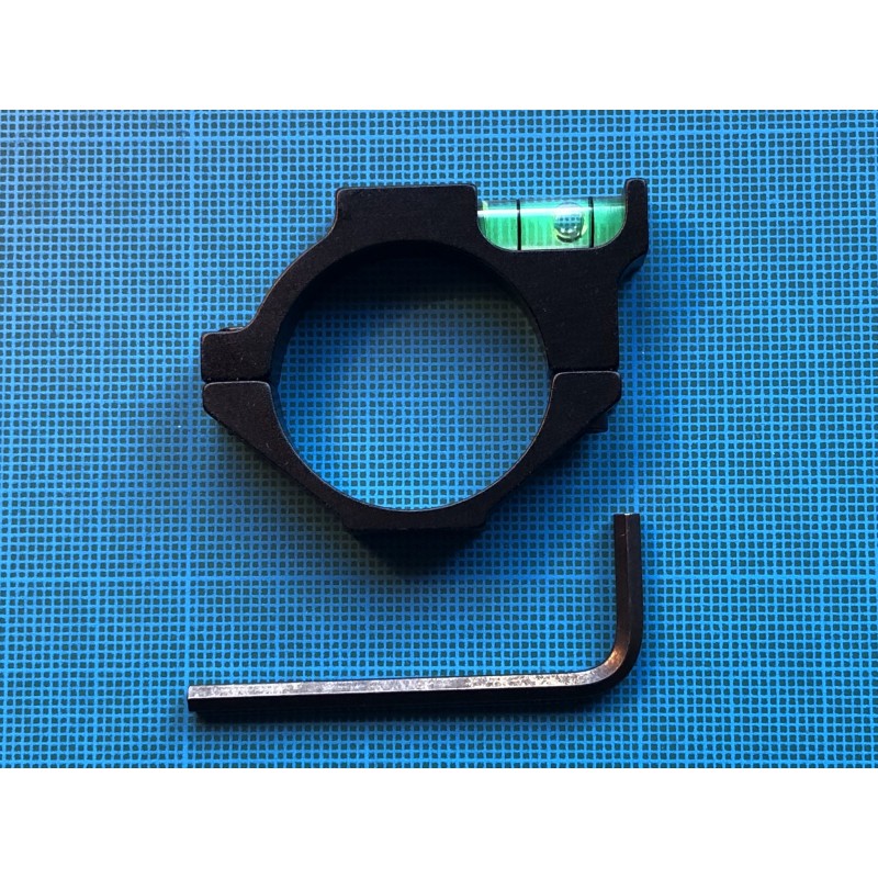 Collier avec niveau à bulle, diamètre 30 mm, en aluminium