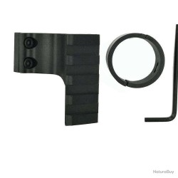 Collier de montage Picatinny aluminium pour lunette 25,4 / 30 mm – Neuf