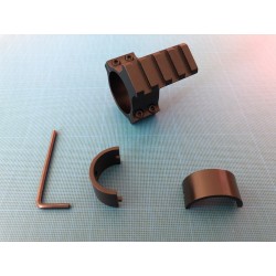Collier de montage Picatinny aluminium pour lunette 25,4 / 30 mm – Neuf