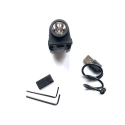 EZshoot: Lampe Rechargeable stroboscopique en Aluminium avec Faisceau Laser Vert