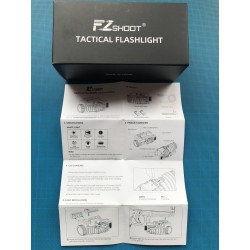 EZshoot: Lampe Rechargeable stroboscopique en Aluminium avec Faisceau Laser Vert