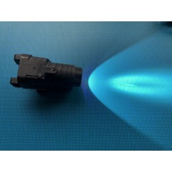 EZshoot: Lampe Rechargeable stroboscopique en Aluminium avec Faisceau Laser Vert