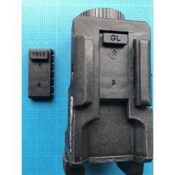 EZshoot: Lampe Rechargeable stroboscopique en Aluminium avec Faisceau Laser Rouge