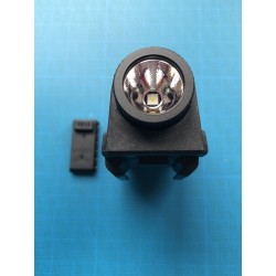 EZshoot: Lampe Rechargeable stroboscopique en Aluminium avec Faisceau Laser Rouge