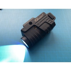 EZshoot: Lampe Rechargeable stroboscopique en Aluminium avec Faisceau Laser Rouge