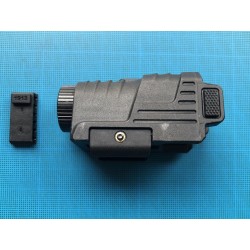 EZshoot: Lampe Rechargeable stroboscopique en Aluminium avec Faisceau Laser Rouge