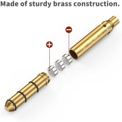 Cartouche collimateur laser calibre .177 (4,5 mm) – pointeur laser rouge pour réglage de visée