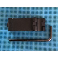 Rail picatinny 45 degrés pour accessoires déporté. Aluminium.