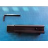Rail picatinny: adaptateur de rail tactique de 11mm à 21mm, aluminium