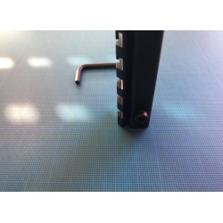 Rail picatinny: adaptateur de rail tactique de 11mm à 21mm, aluminium