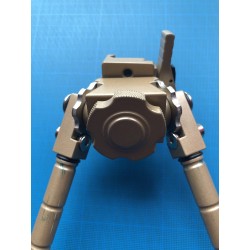 Bipied tactique picatinny en aluminium sur rotule à dégagement rapide