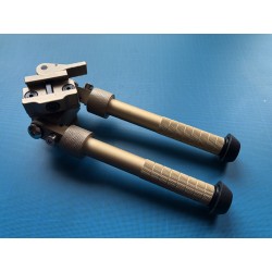 Bipied tactique picatinny en aluminium sur rotule à dégagement rapide