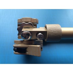 Bipied tactique picatinny en aluminium sur rotule à dégagement rapide