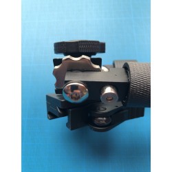 Bipied tactique picatinny en aluminium sur rotule à dégagement rapide