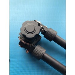 Bipied tactique picatinny en aluminium sur rotule à dégagement rapide