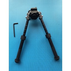 Bipied tactique picatinny en aluminium sur rotule à dégagement rapide